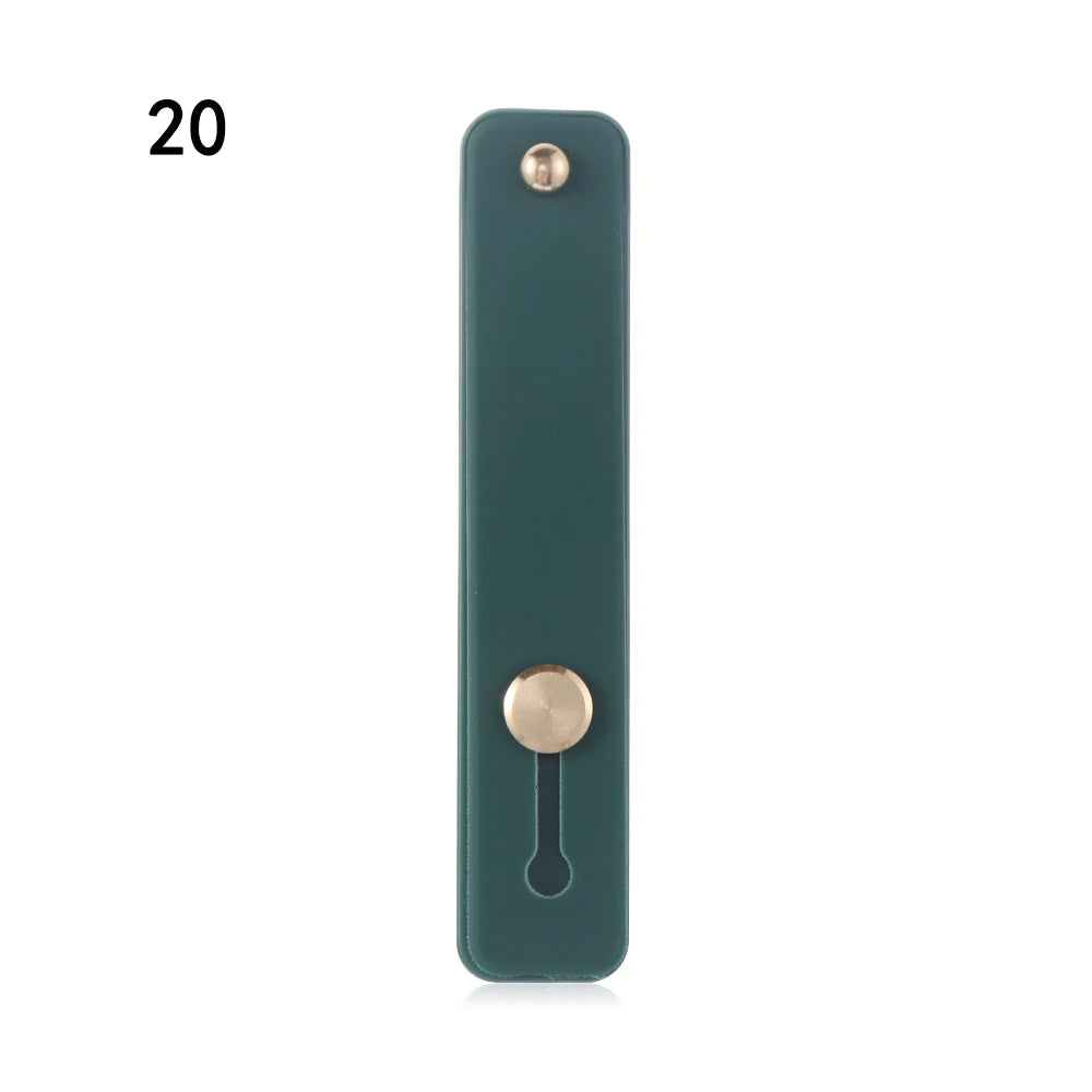 Push Pull Rainbow Phone Grip Silicone Phone Stand Finger Ring Holder Finger Strap Bracket Portable Telescopic Wrist Band - Caseverse