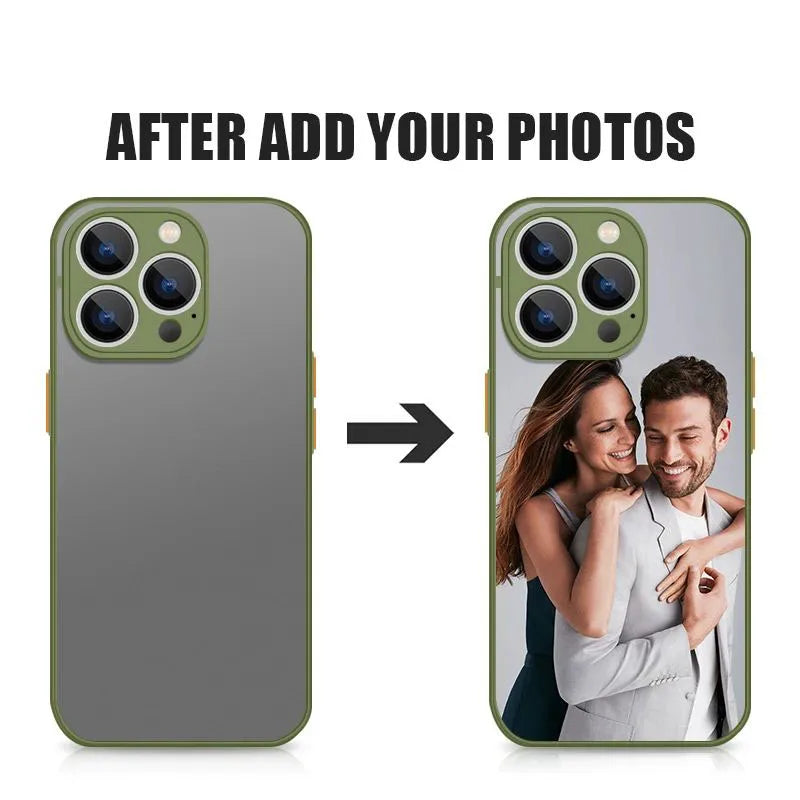 Personalized DIY Customized Name Photo Phone Case For iPhone 16 15 Pro Max 14 13 12 11 Pro Max X XR 7 8 Shockproof Acrylic Cover Caseverse