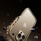 Luxury Aluminum Alloy Armor Frame Phone Case For iPhone 13 14 15 16 Pro Metal Removable Shockproof Cover