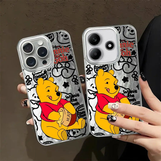Soft Cover Phone Case for iPhone 12 XS Max 14 11 16 Pro Max 16e 15 7 8 Plus 13 Pro Disney Winnie The Pooh Caseverse