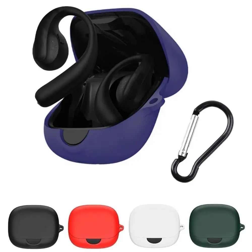 Anti-drop Earbuds Protective Case Washable Dustproof Wireless Earphone Shell Silicone for Anker Soundcore AeroFit Pro Caseverse
