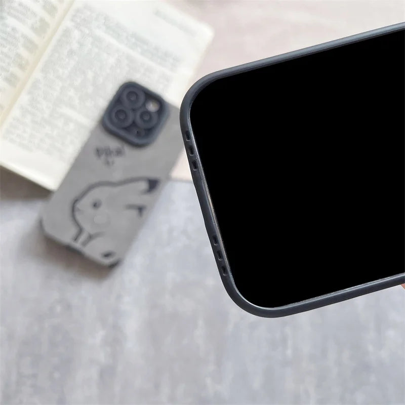 Luxury Pokemon Pikachu Matte Soft Leather Phone Case For iPhone 15 14 13 12 11 Pro Max Lens Protection Shockproof Silicone Cover - Caseverse