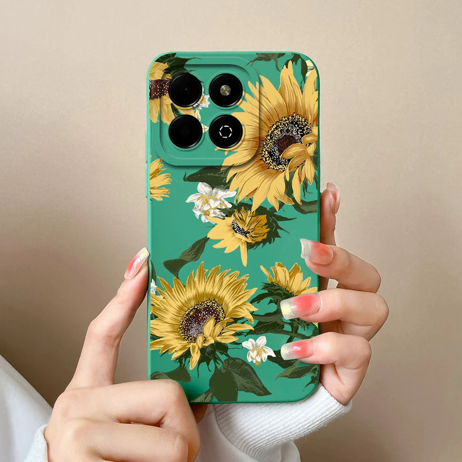 Case For Honor X6B Phone Back Cover Cute Avocado Soft Comfortable Liquid Silicone Camera Protection Anti Drop Bumper Capa Funda - Caseverse