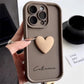 Cute INS Love Heart Personalized Name Case For iPhone 16 15 14 13 12 11 Pro Max Luxury Soft Silicone Custom DIY Cover 15 Pro Max Caseverse