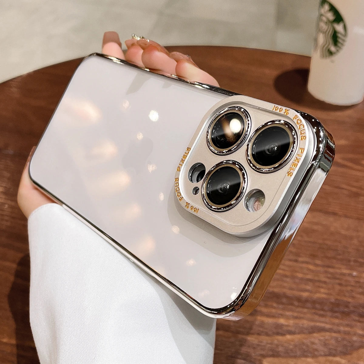 For iPhone 15 Pro Max Luxury Case Metal Camera Protection Transparent Armor Phone Cases for iPhone 12 13 14 Pro Max 14 Pro Plus Caseverse