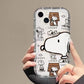 For iPhone 13 12 mini 11 14 15 Pro Max 7 8 Plus X XR XS SE 2020 Lucky Snoopy Phone Case Transparent Cover - Caseverse