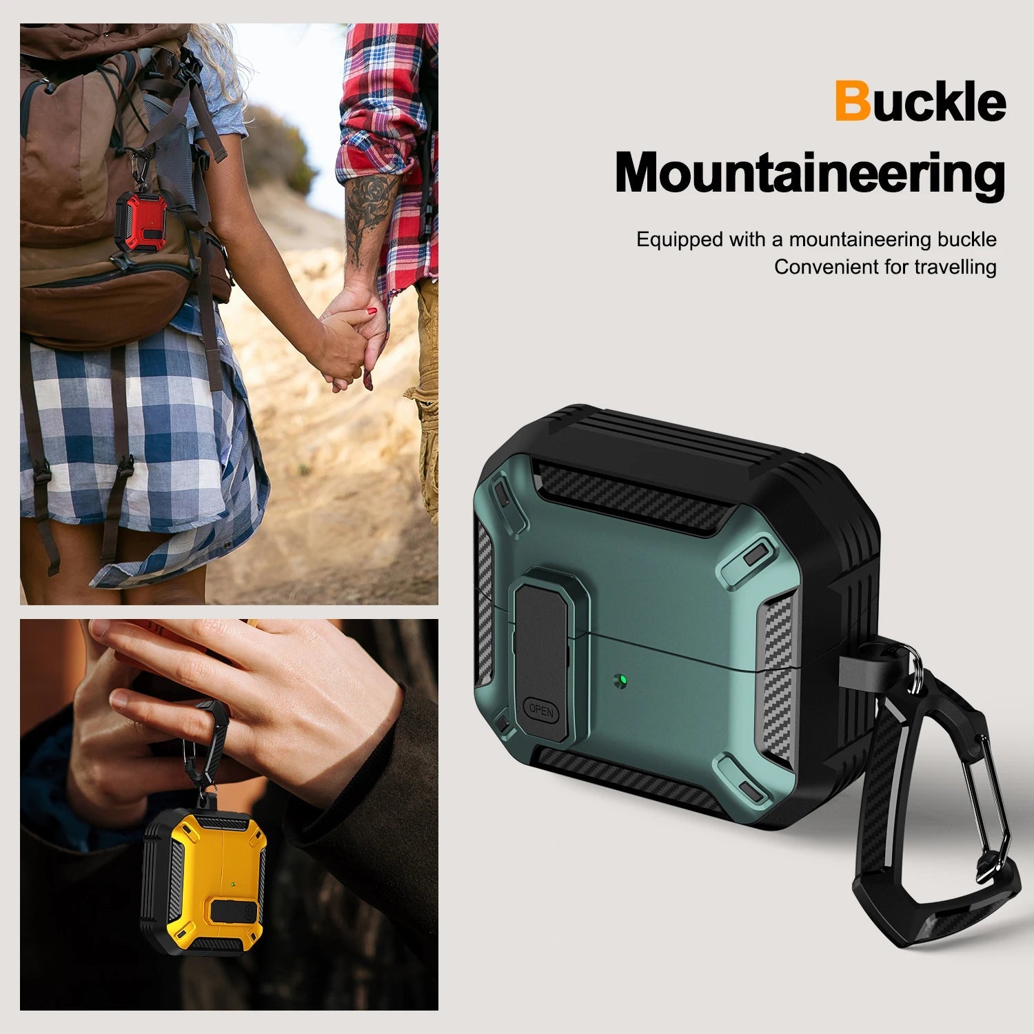 Newest carbon fibre switch earphone cover for Men For Samsung Galaxy Buds 3/Buds3 Pro Buzz 3 Pro Earbuds Case with cleaning kit Caseverse