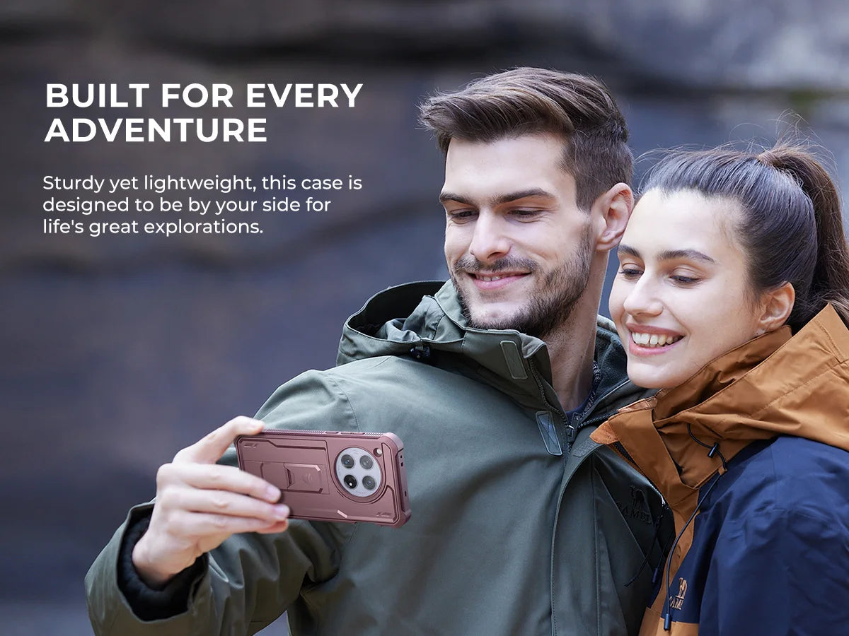 For OnePlus 12 5G (2024) Case Full Body Bumper Military Grade Armor Shockproof Shell Case Bracket with Built in Screen Protector - Caseverse