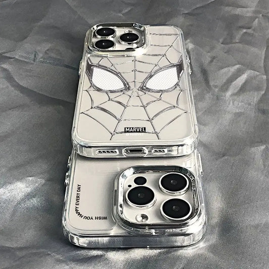 Marvel Spider Man Soft Silicone Phone Case For iPhone 16 11 12 13 14 15 Pro Max 7 8 Plus X XR XS MAX Y2k Shockproof Phone Cases - Caseverse