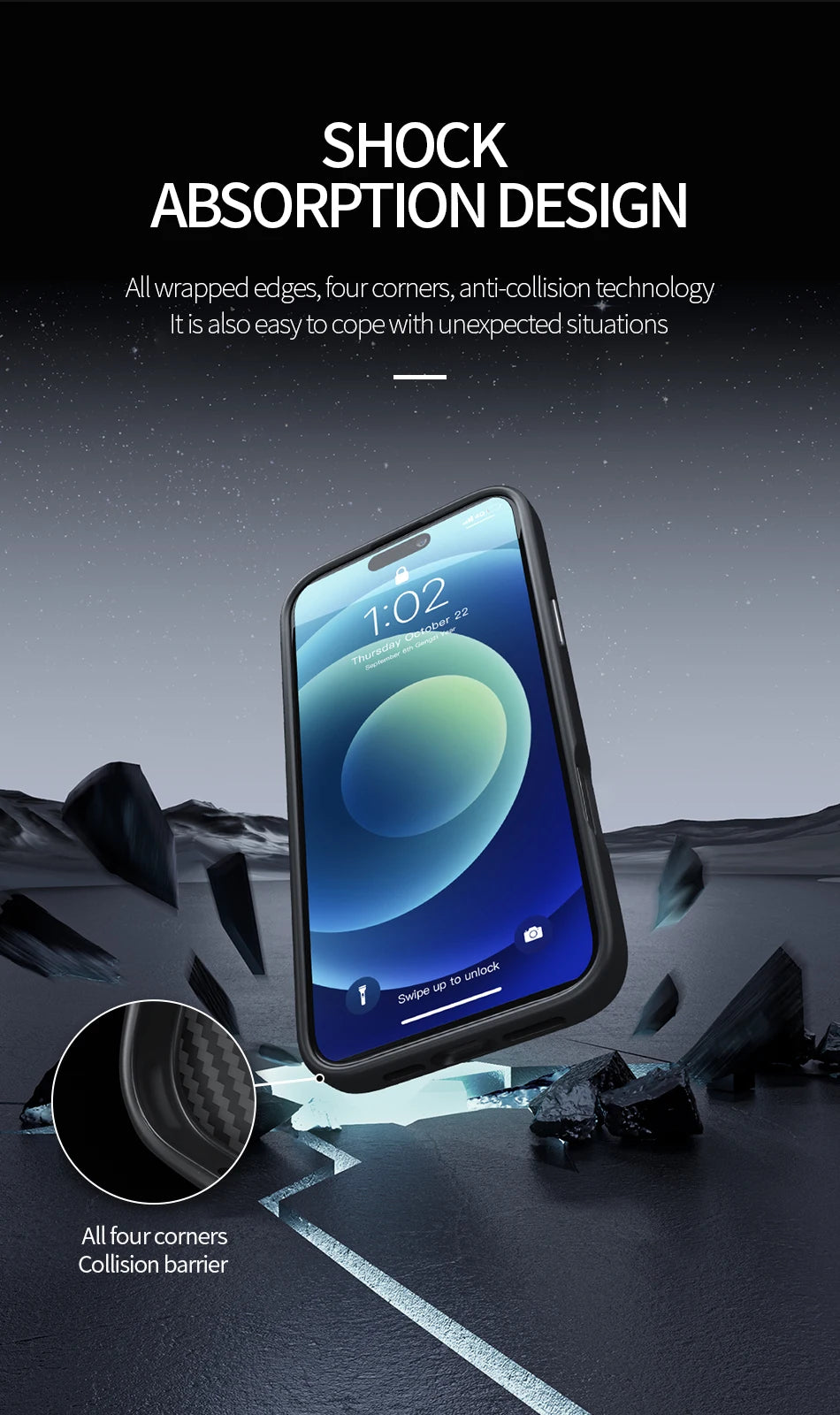 WiWU Kevlar Mobile Phone Case for iPhone 16 Pro Max TPU Frame Anti-fingerprint Case for iPhone 16 Pro N52 Magnetic Attached - Caseverse