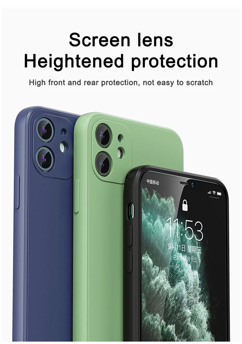 Luxury Liquid Silicone Shockproof Case for iPhone 14 15 Plus X XS XR Max Mini Back Soft Cover - Caseverse