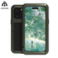 Original LOVE MEI Metal Armor For iphone 16 Pro Max Case 15 Plus 14 Military Grade Silicone Shockproof Cover Built-in Protector - Caseverse