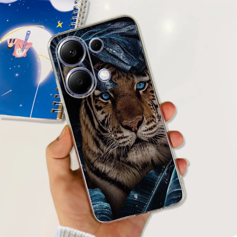 For Xiaomi Poco M6 Pro 2024 Case New Fashion Marble Cartoon Cover Soft Clear Silicone Funda For Xiaomi Poco M6 Pro 4G Phone Case - Caseverse
