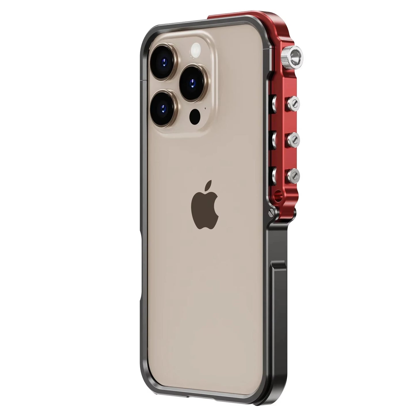 Luxury Aluminum Alloy Armor Frame Phone Case For iPhone 13 14 15 16 Pro Metal Removable Shockproof Cover