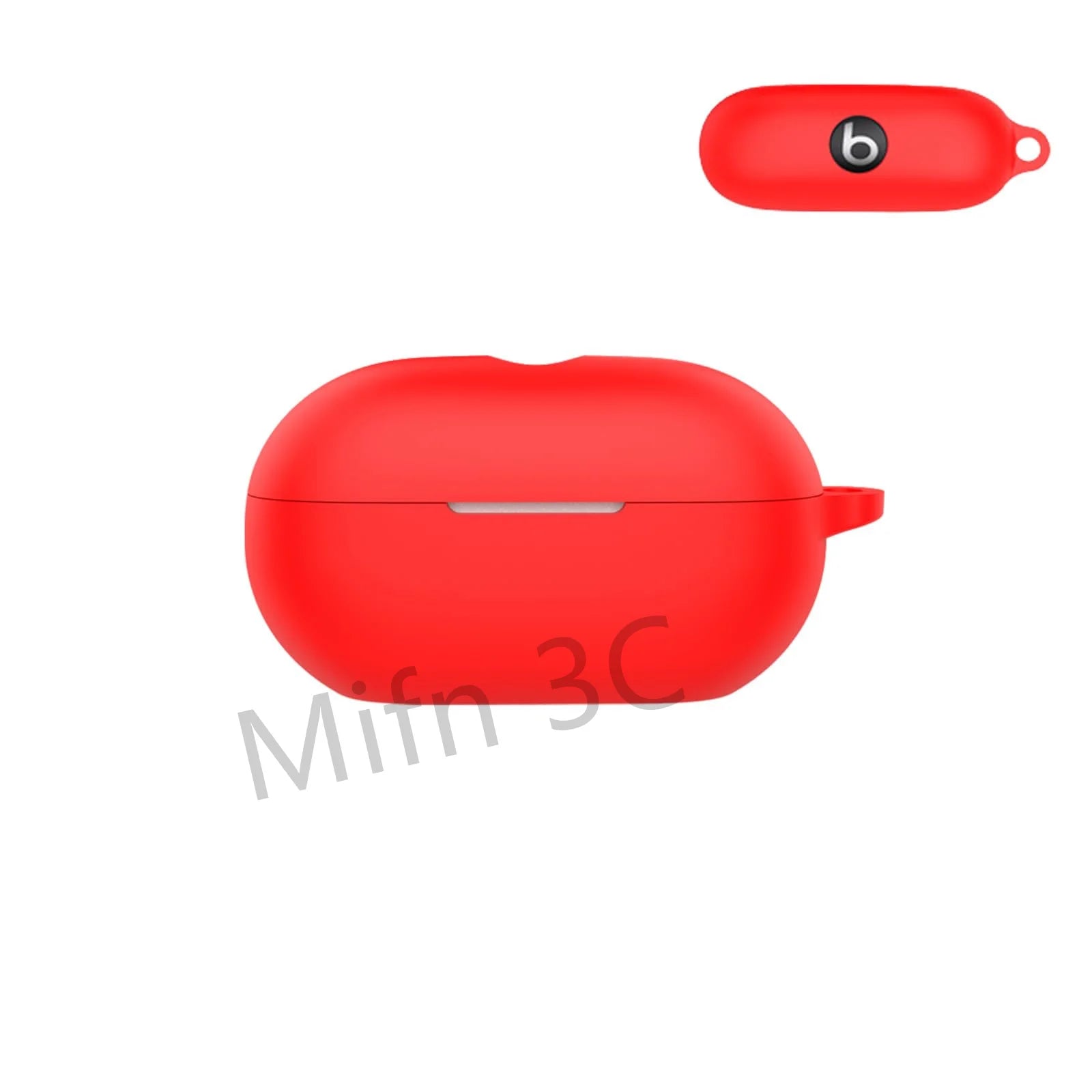 【Logo Visible 】Case for Beats Solo Buds with Keychain Soft Silicone Scratch Resistant Protective Case for Beats Solo Buds 2024 Caseverse