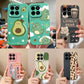 Case For Honor X6B Phone Back Cover Cute Avocado Soft Comfortable Liquid Silicone Camera Protection Anti Drop Bumper Capa Funda - Caseverse