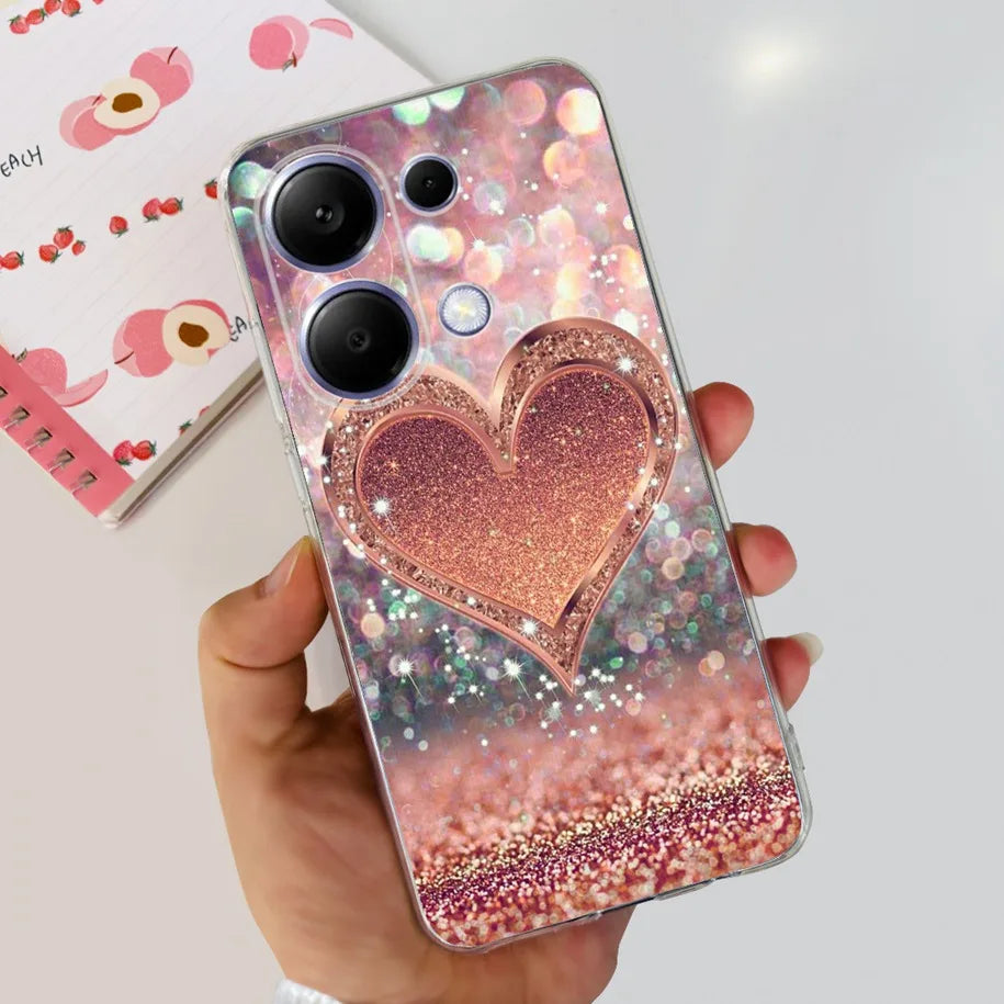 For Xiaomi Poco M6 Pro 2024 Case New Fashion Marble Cartoon Cover Soft Clear Silicone Funda For Xiaomi Poco M6 Pro 4G Phone Case - Caseverse