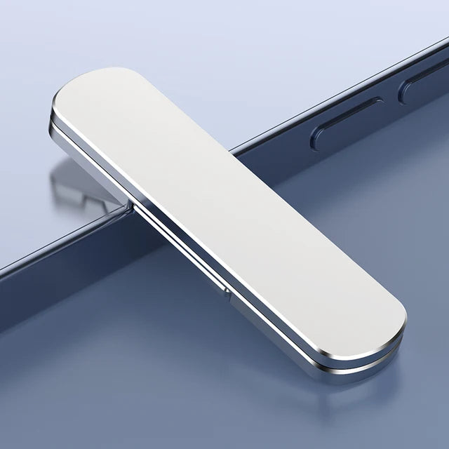 Metal Folding Phone Holder Alloy Invisible Back Stick Phone Desktop Holder Portable Mobile Support Phone Stand for iPhone Xiaomi - Caseverse