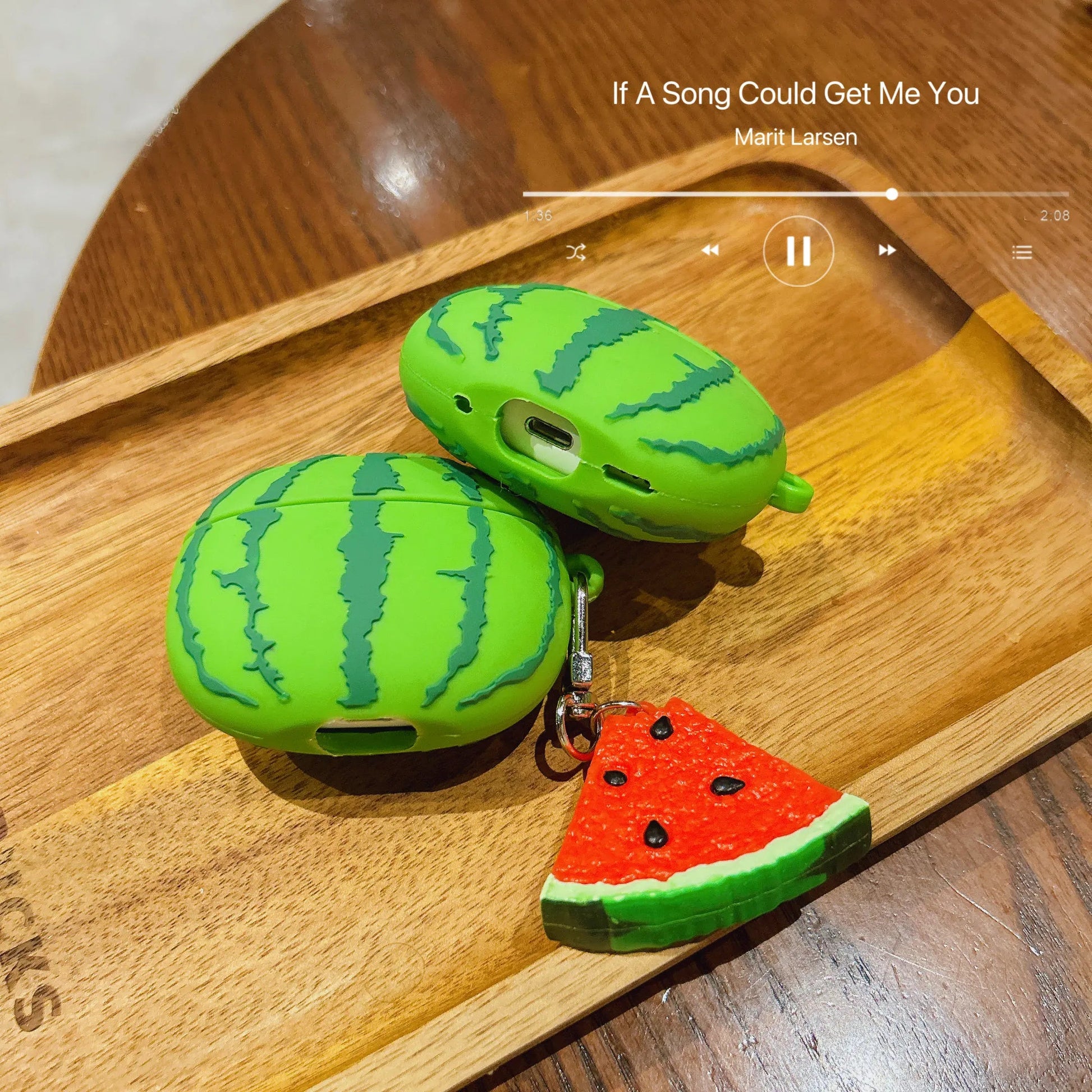 For Airpods 4 Simulation Fruit 3D Watermelon Cute Earpods Case for Airpods 1 2 3 Pro 2 Wireless Earphone Cover Charging Box Caseverse