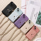 Stylish Mirror Zipper and Pearl Cord Phone Case for IPhone13promax 12mini 11promax 7 Crossbody Fall-proof Faux Leather Cover