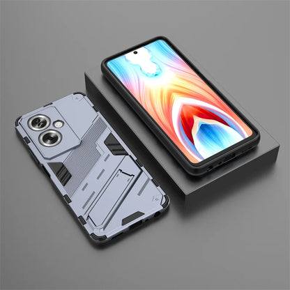 For OPPO A79 5G Case Shockproof Rugged PC Armor Phone Case For OPPO A 79 OPPOA79 5G CPH2553 Car Magnetic Holder Stand Back Cover - Caseverse