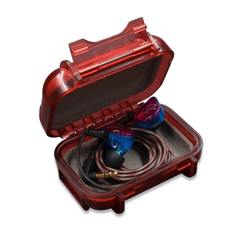 KZ Earphone Case ABS Resin Waterproof Protective Portable Storage Case Bag Box Earbud for KZ ZSN ZS6 ASX ZSX ZAX AS16 EDX Caseverse