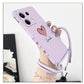 Note13 Big Red Heart Lanyard Silicone Phone Case For Xiaomi Redmi Note 13 13Pro Shatterproof Redmi Note 13ProPlus Back Cover - Caseverse