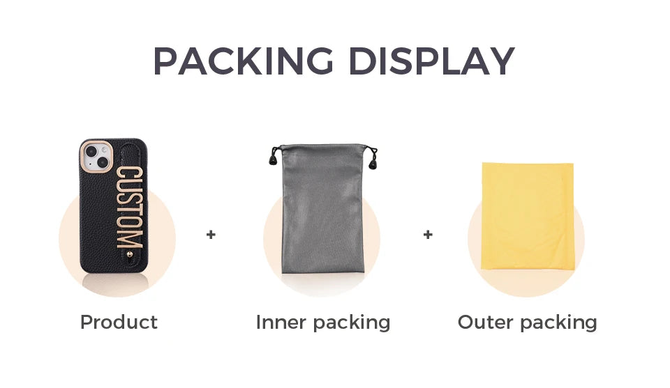 Leather Phone Case Custom Name Wristband Metal Gold Letters Personalized Cover for iPhone16 15 14 13 12 11ProMax 15 16plus Caseverse