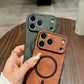 Magnetic Leather Case for iPhone 17 Pro Max 17 Air 17Pro Cover Magnet for Mag-safe Anti-knock All-round Camera Protector Shell
