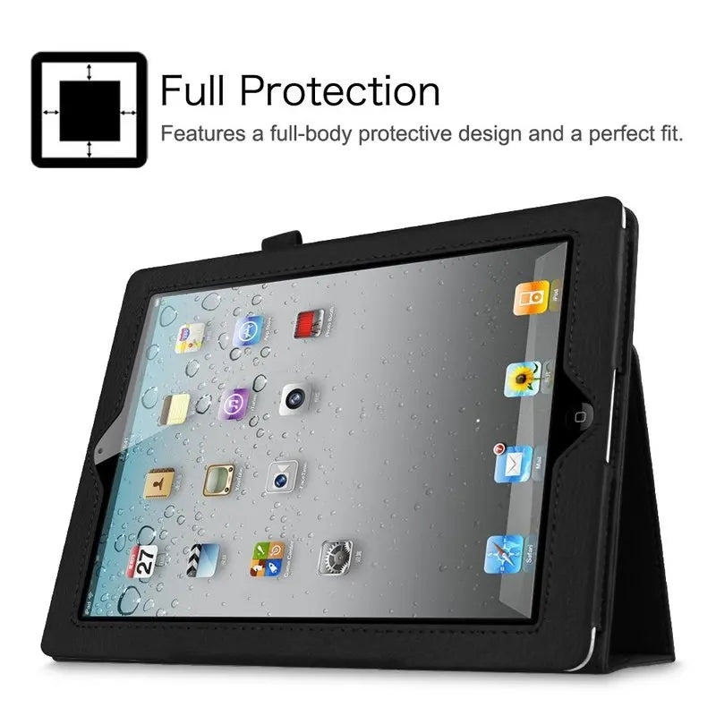 Case for iPad 9.7 2018 2017 5th 6th Generation Cover Auto Sleep Wake Up PU Leather A1893 A1954 A1822 Full Body Protective Cases