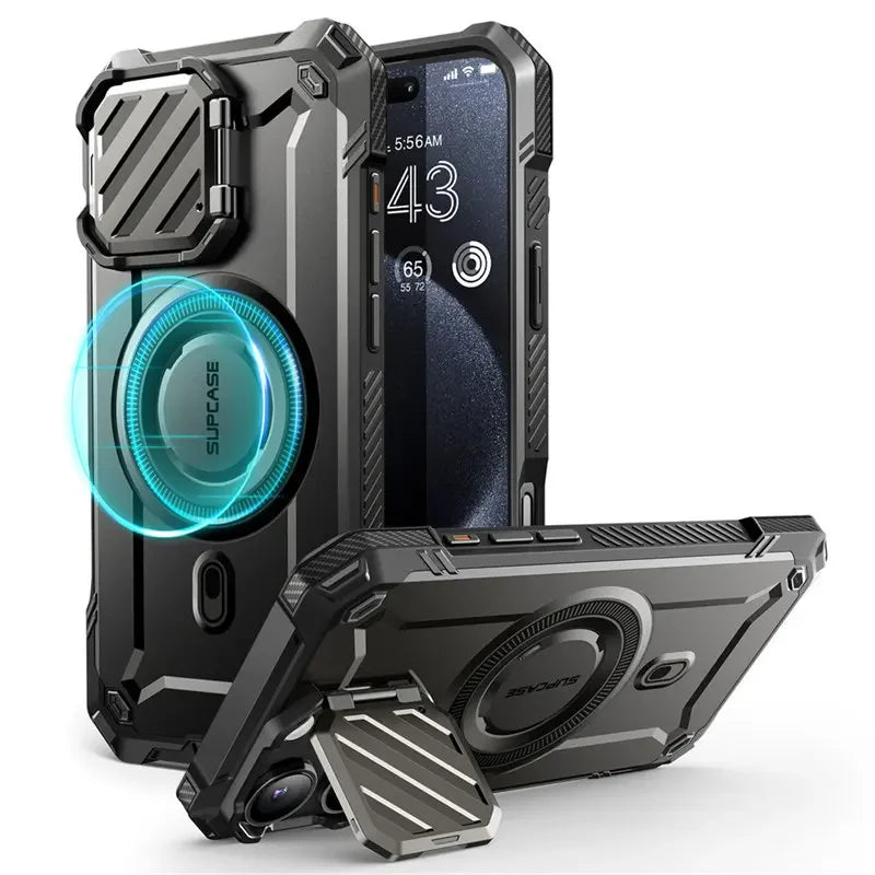 SUPCASE For iPhone 16 Pro Case 6.3" 2024 UB Mag XT Heavy Duty Rugged Strong Magnetic Phone Case with Camera Cover - Caseverse