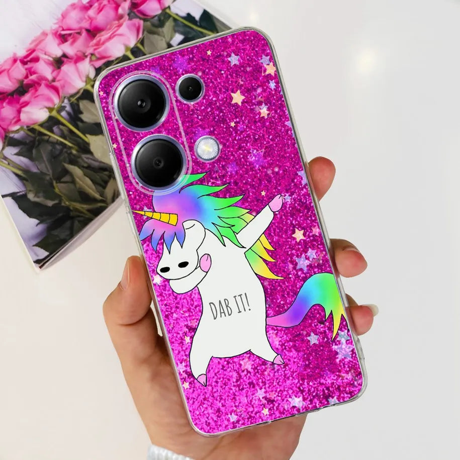 For Xiaomi Poco M6 Pro 2024 Case New Fashion Marble Cartoon Cover Soft Clear Silicone Funda For Xiaomi Poco M6 Pro 4G Phone Case Caseverse