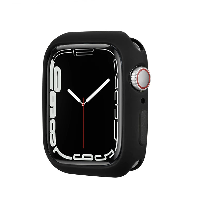 Candy Soft Silicone Case for Apple Watch Cover 9 8 7 6 Se 5 45mm 42mm 38 Protection Iwatch Serie 44mm 40mm 41mm Bumper for women