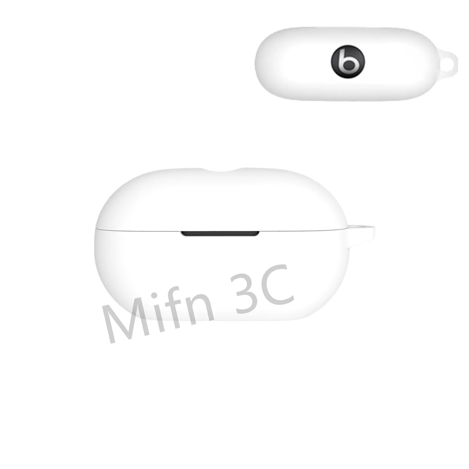 【Logo Visible 】Case for Beats Solo Buds with Keychain Soft Silicone Scratch Resistant Protective Case for Beats Solo Buds 2024 Caseverse