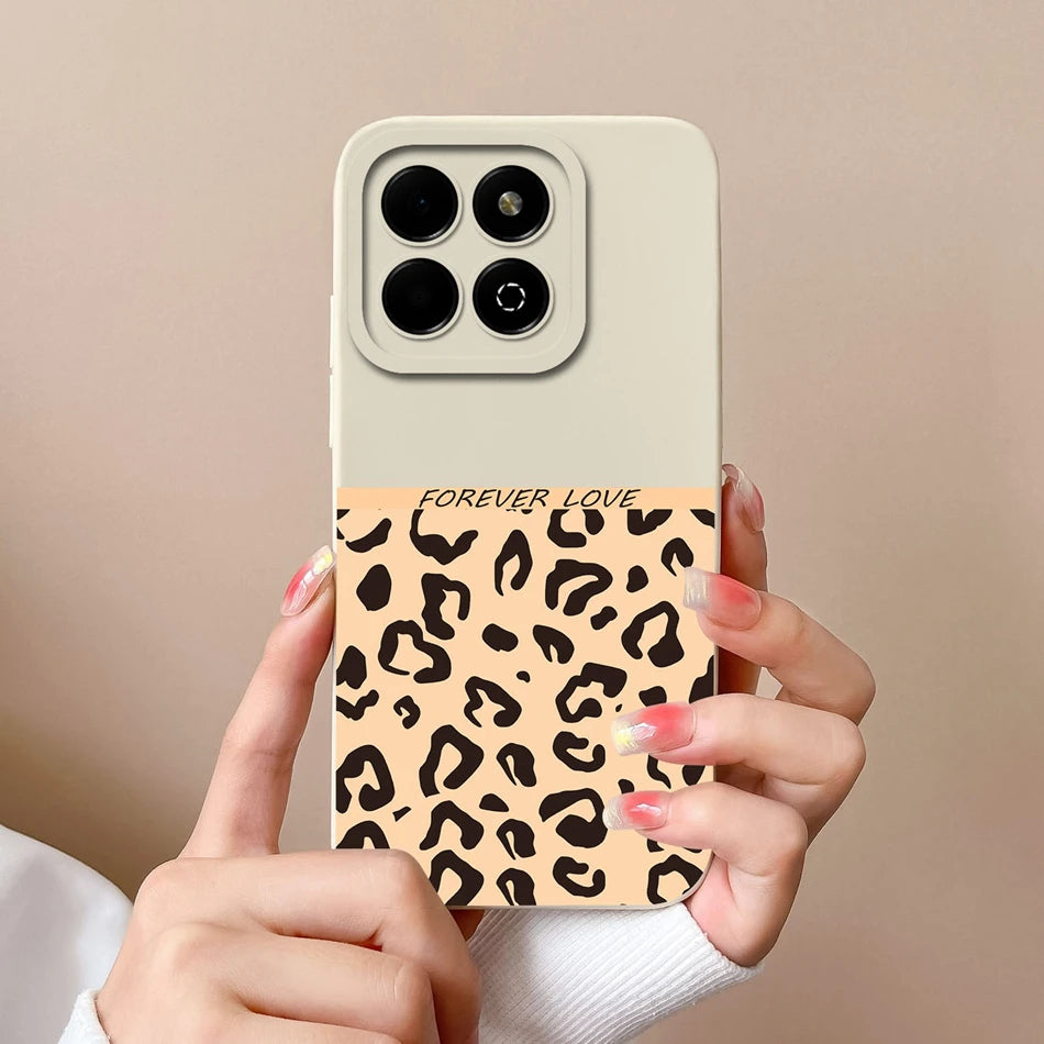 Case For Honor X6B Phone Back Cover Cute Avocado Soft Comfortable Liquid Silicone Camera Protection Anti Drop Bumper Capa Funda - Caseverse