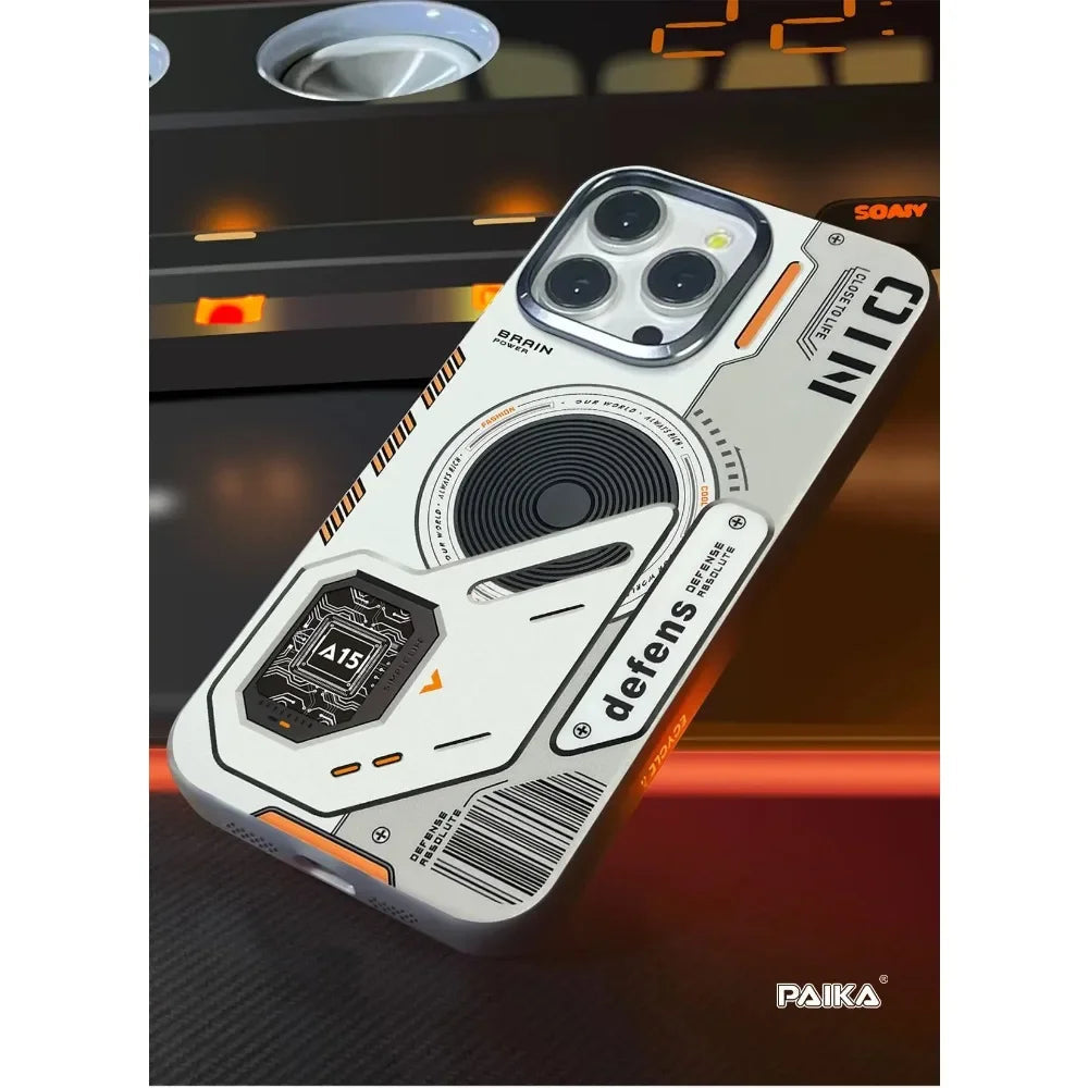 Matte Magnetic Phone Case For iPhone 16 14 13 12 15 Pro Max Magsafe Wireless Charge Frosted Back Metal Lens Frame Buttons Cover Caseverse