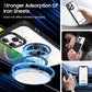 Metal Ring Magnetic Bracket Wireless Charging Phone Case for iPhone 16 15 14 Pro Max