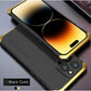 Metal Frame PC Phone Case for IPhone 13 12 14 15 Pro Max Aluminum Anti-collision Strip Silica Gel Back Cover for IPHON 15 Promax Caseverse