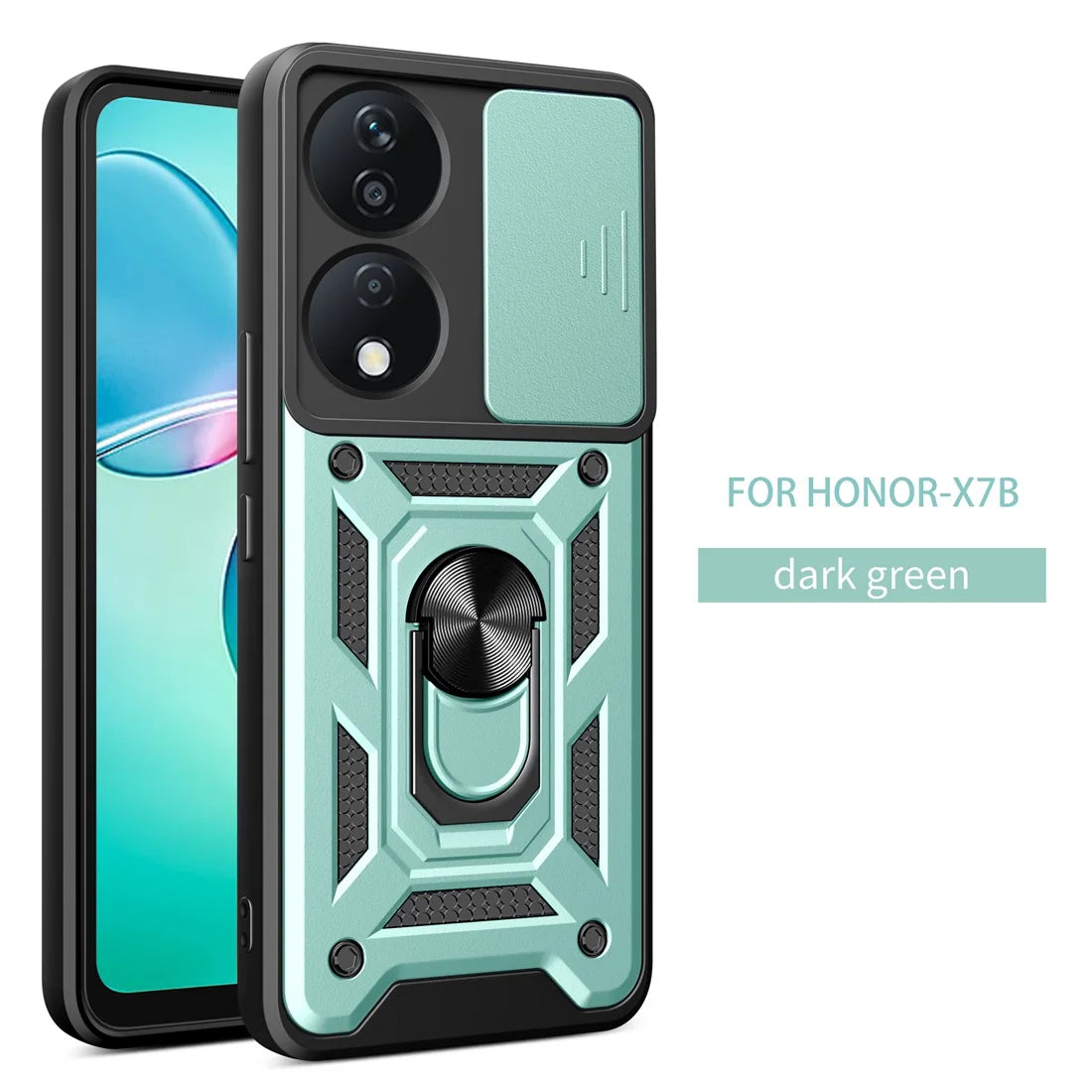 Honor X7B Phone Case, Heavy Duty Rugged Cover Bracket Magnetic Holder Shockproof Phone Case For Honor X7B - Caseverse
