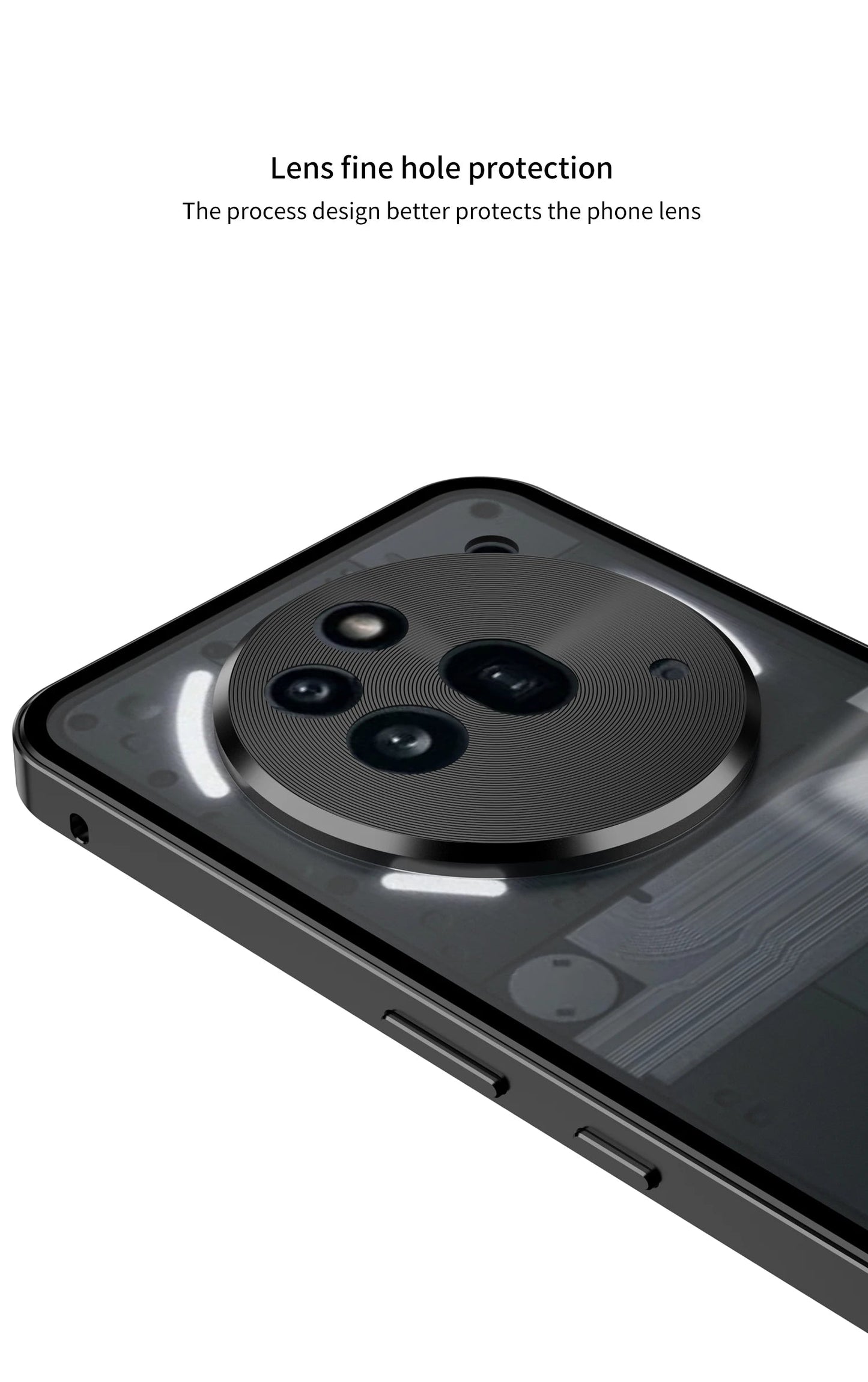 Metal Frame Lens Protection Matte Shockproof Phone Case For Nothing Phone 2A Plus Phone 3A Pro Bumper Back Cover Accessories Caseverse