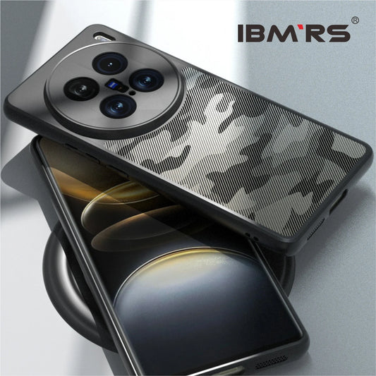 IBMRS for vivo X100 Ultra Case,Dual Layer Military Grade Drop Shockproof Protection Cell Phone Cover -  (Camo Black) - Caseverse
