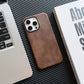Luxury Business Vintage Leather Magnetic Phone Case for IPhone 16 Plus 15 14 13 12 Pro Max Metal Camera Frame Shockproof Cover Caseverse