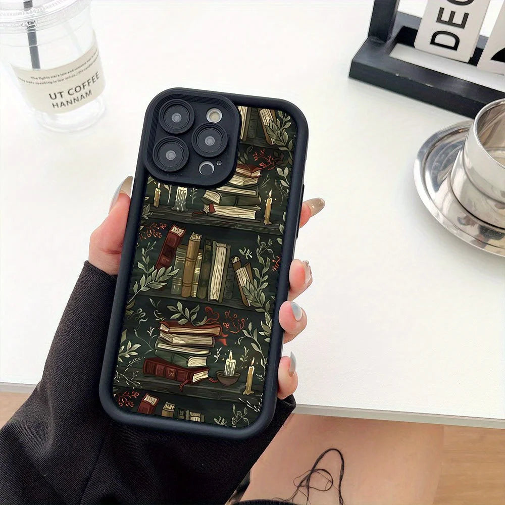 Book Cartoon Creative Pattern Phone Case For iPhone 16 15 11 12 Pro Max XR X XS 7 8 Plus SE2 Cases For iPhone 14 13 Pro XS Max - Caseverse