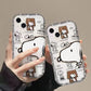 For iPhone 13 12 mini 11 14 15 Pro Max 7 8 Plus X XR XS SE 2020 Lucky Snoopy Phone Case Transparent Cover - Caseverse