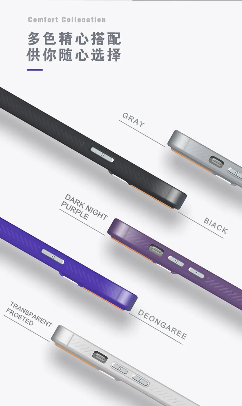 Matte Magnetic Phone Case For iPhone 16 15 14 13 12 Pro Max Megsafe Wireless Charge Frosted Back Metal Lens Frame Buttons Cover