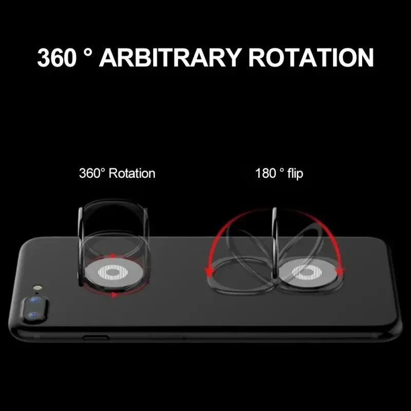Metal Phone Holder Rotatable Finger Ring Stand Grip Universal Ultra thin Multifunction Desktop Support For Car Magnetic Holder Caseverse