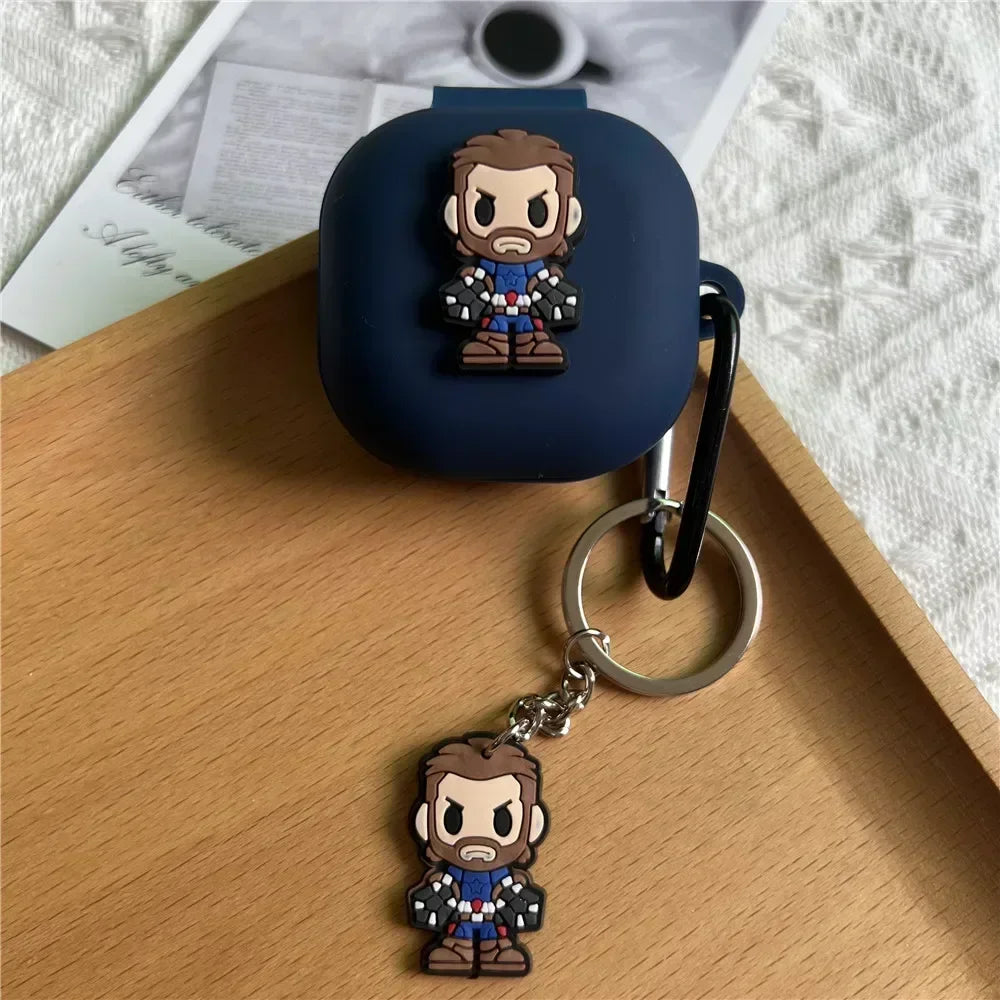 Cartoon Silicone Bluetooth Earphone Protective Case Suitable for SHOKZ OpenFit 2 T920 Scratch Resistant Earphone Case Caseverse