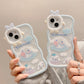 Kawaii Sanrio Cinnamoroll With Bracelet Bracket Phone Case For iPhone 15 14 13 12 11 Pro Max XR XS MAX X 7 Back Cover Y2k Gift - Caseverse