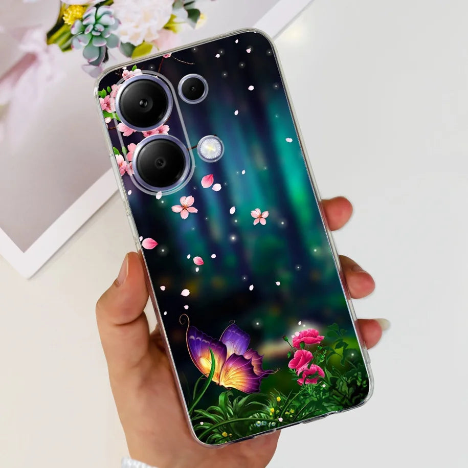 For Xiaomi Poco M6 Pro 2024 Case New Fashion Marble Cartoon Cover Soft Clear Silicone Funda For Xiaomi Poco M6 Pro 4G Phone Case Caseverse