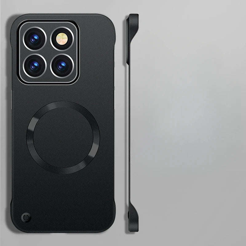 For Xiaomi 15 Pro Phone Case for XIAOMI Mi 15 15pro Xiaomi15 Metal Frameless Magnetic Lens Protective Cover Plain Back Shell - Caseverse